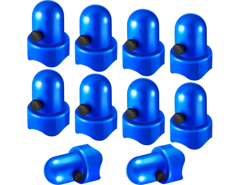 10Pcs 1.5" Diameter Trampoline Pole Caps, Safety Caps With Screw Thumb For Trampoline Nets