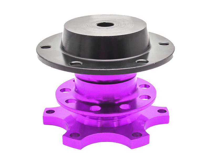 Universal Racing Steering Wheel Quick Release Hub Boss Kit Heightening Adapter Purple