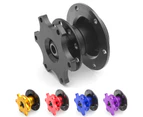 Universal Racing Steering Wheel Quick Release Hub Boss Kit Heightening Adapter Purple