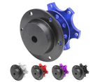 Universal Racing Steering Wheel Quick Release Hub Boss Kit Heightening Adapter Purple