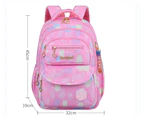 Primary Schoolbag Girls Waterproof Children's School Bag Backpack--Pink