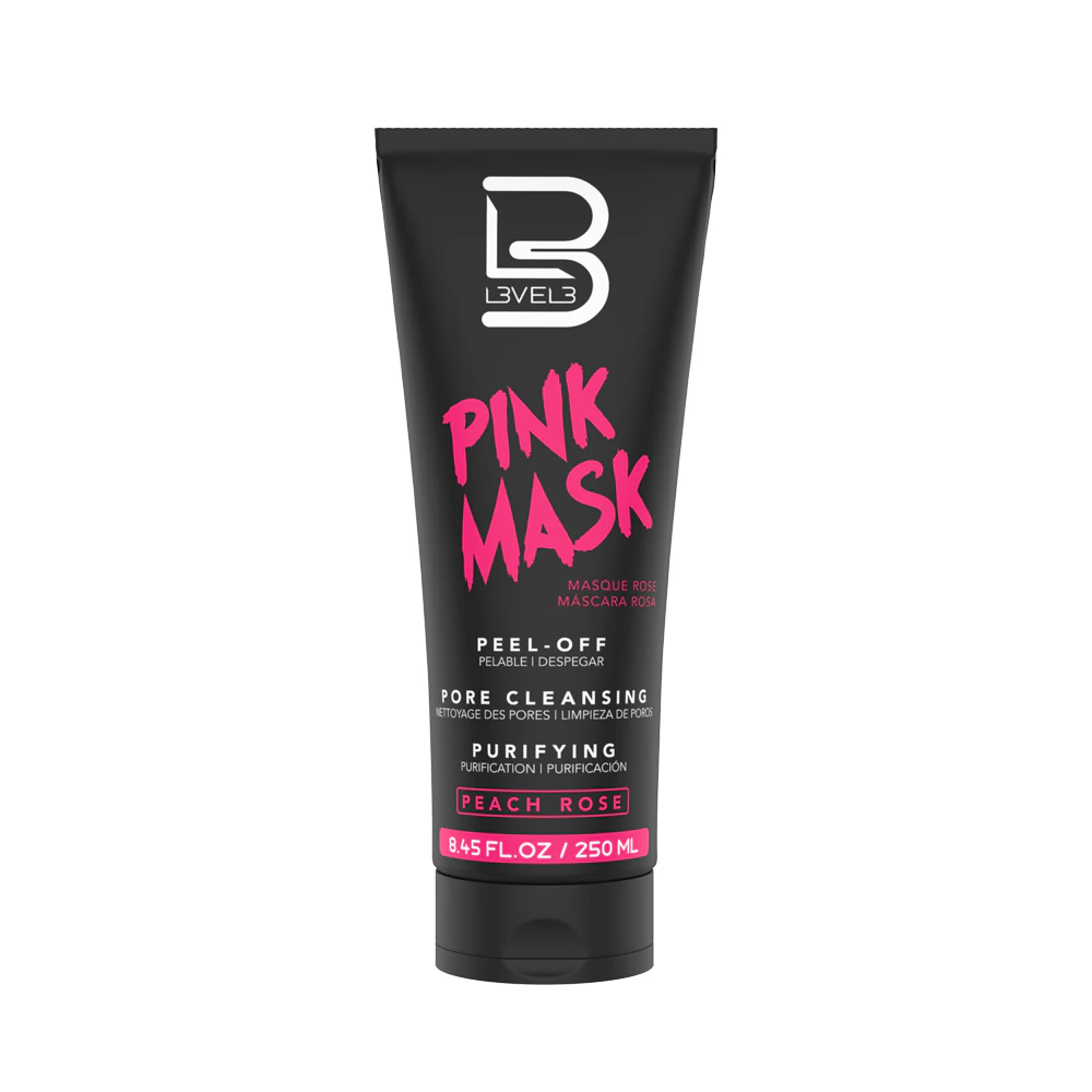 Pink Mask - Peach Rose by L3VEL3 for Unisex - 8.45 oz Mask