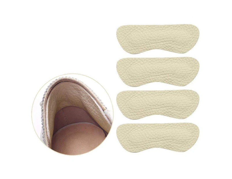 Heel Cushions Inserts, Self-Adhesive Heel Grips Pads Liner Shoe Cushion For Women And Men, Shoe Pads Beige Heel Pads