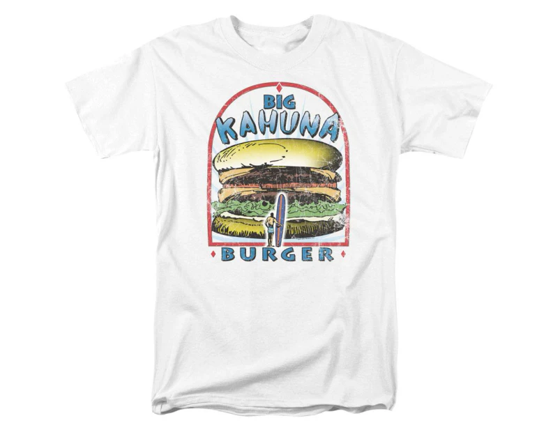 Pulp Fiction Big Kahuna Burger Adult T-shirt - White