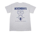 Descendents T Shirt Descendents Thou Shalt Not Commit Adulthood T-Shirt - Gray