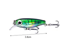 3.8cm/2.8g Lure Bait Strong Penetration Angling Supplies  Pencil Fake Bait Plastic Hard Bait for Angler - A