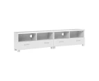 TV Stand Entertainment Unit with Drawers - White