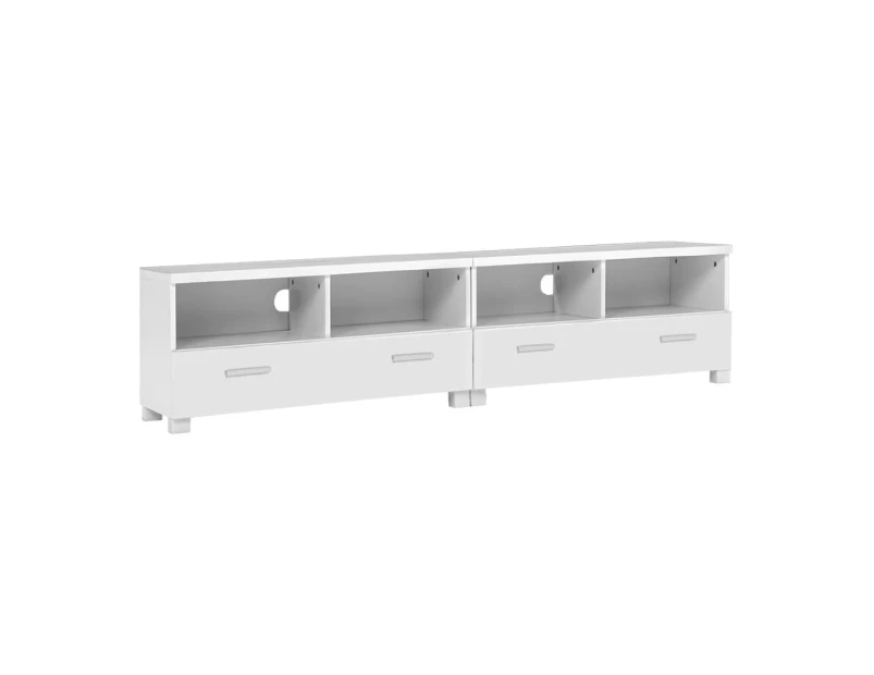 TV Stand Entertainment Unit with Drawers - White