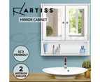 Artiss Bathroom Mirror Cabinet Storage Furniture Tallboy Toilet Cupboard Wall