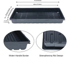5 Pieces 54X28Cm Vegetable Seedling Germination Tray Plastic Grow Tray Seed Trays For Greenhouse Hydroponics Seedling Plant Germination