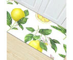 Kitchen carpet non-slip waterproof kitchen mat and carpet ergonomically comfortable standing mat lemon 40*120