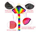 GEERTOP Beginner Rainbow Kite with String Handle for Adults Kids Outdoor Games