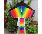 GEERTOP Beginner Rainbow Kite with String Handle for Adults Kids Outdoor Games