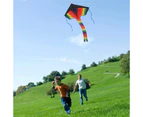 GEERTOP Beginner Rainbow Kite with String Handle for Adults Kids Outdoor Games