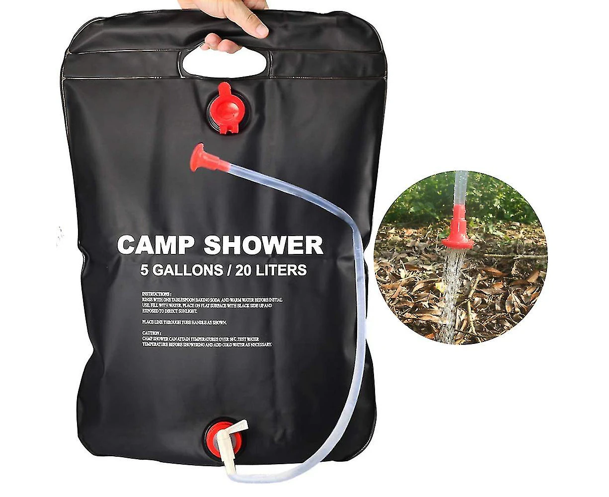 20L Solar Shower Bag Camping Shower