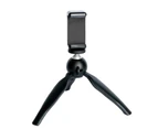 Centaurus Mini Tripod Adjustable 360 Degree Rotation Universal DSLR SLR Vlog Phone Tripod Tabletop Stand for Selfie -Black