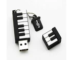 8GB U Disk Cartoon Silicone Piano U Disk Data Storage Storage Disk