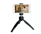 Centaurus Mini Tripod Adjustable 360 Degree Rotation Universal DSLR SLR Vlog Phone Tripod Tabletop Stand for Selfie -Black