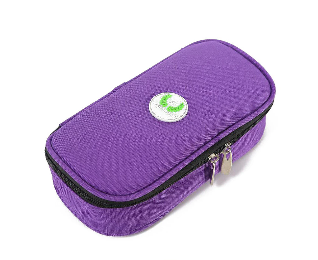 Insulin Cooler Travel Case - Insulated Bag for Diabetics, Portable Cooler for Insulin Pens and Diabetic Supplies (Purple)