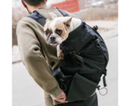 Dog Carrier Backpack for Small and Medium Pets Front Facing Adjustable Dog Backpack Carrier Fully Ventilated (L)