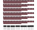 384 Pieces Drum Sander Including 360 Pieces Sanding Bands and 24 Pieces Drum Mandrel for Dremel Rotary Tools