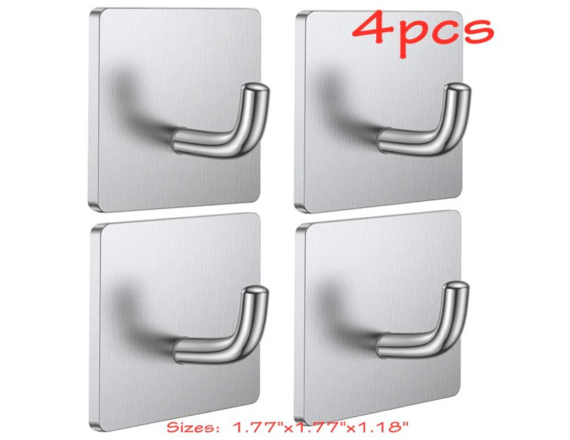 Hooks Rope Towel Hanger with Stainless Steel Super Powerful - (4 Pack)-