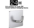 Hooks Rope Towel Hanger with Stainless Steel Super Powerful - (4 Pack)-