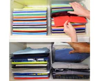 10 Pack Closet Organizer and Shirt Folder,Wardrobe Folding Board Tee Shirt Organizer Clothing Dividers