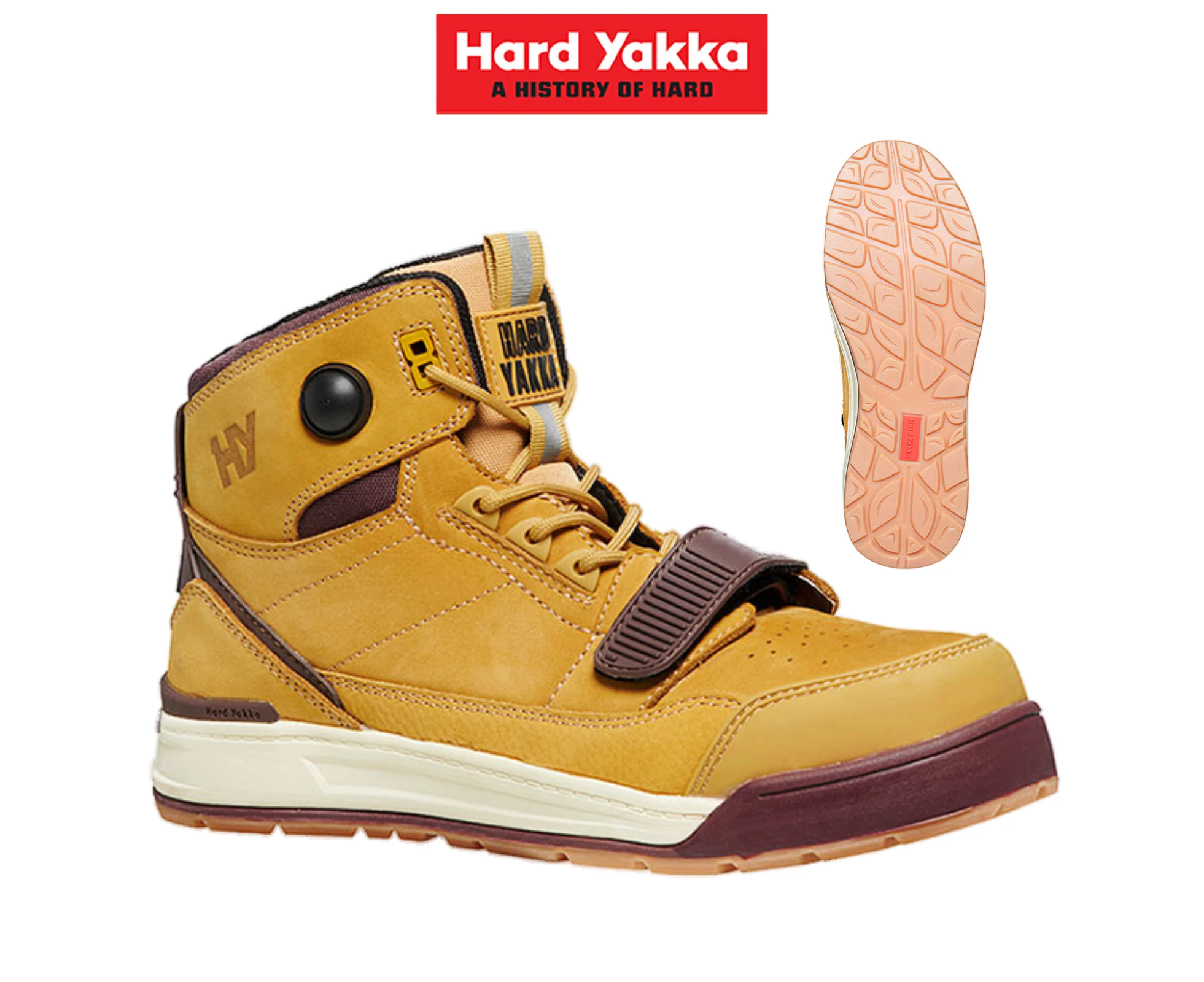 Hard Yakka Mens 3056 Industrial Tough Shoe Work Safety Cap Tough Boots Y61059