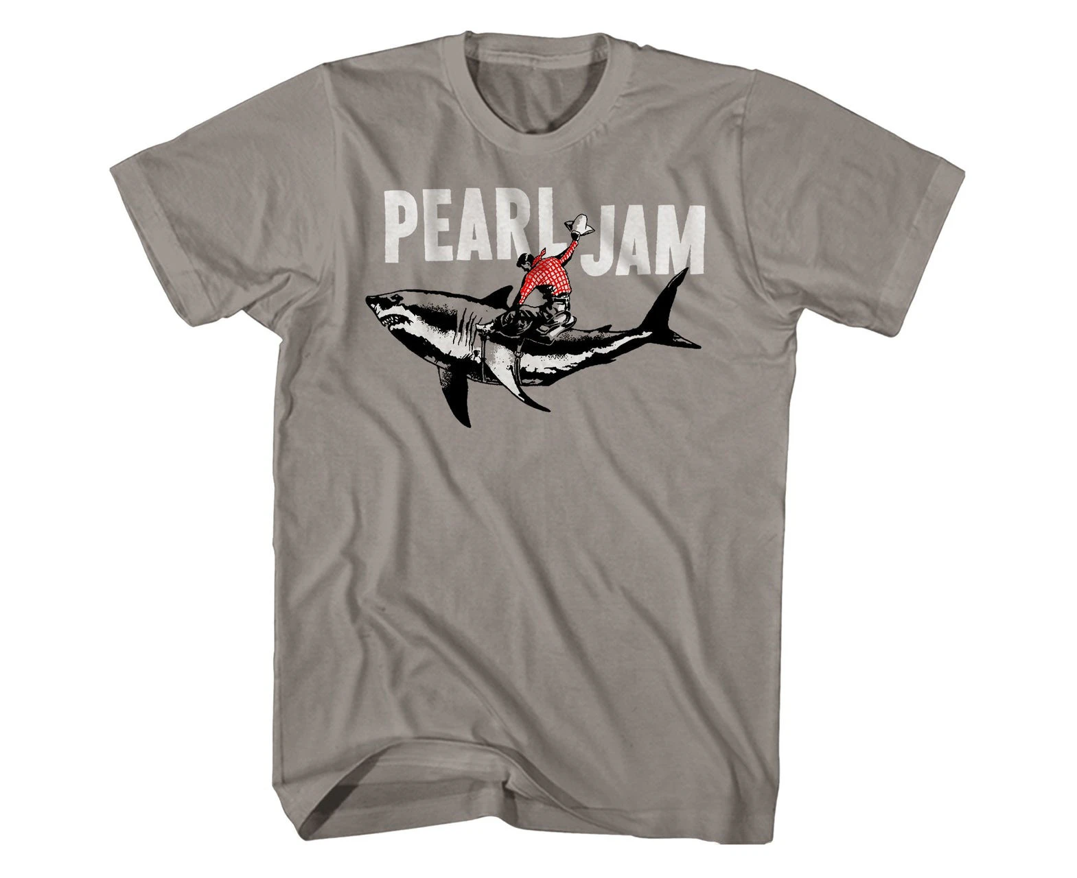 Pearl Jam T Shirt Shark Cowboy Pearl Jam T-Shirt - Dark Gray