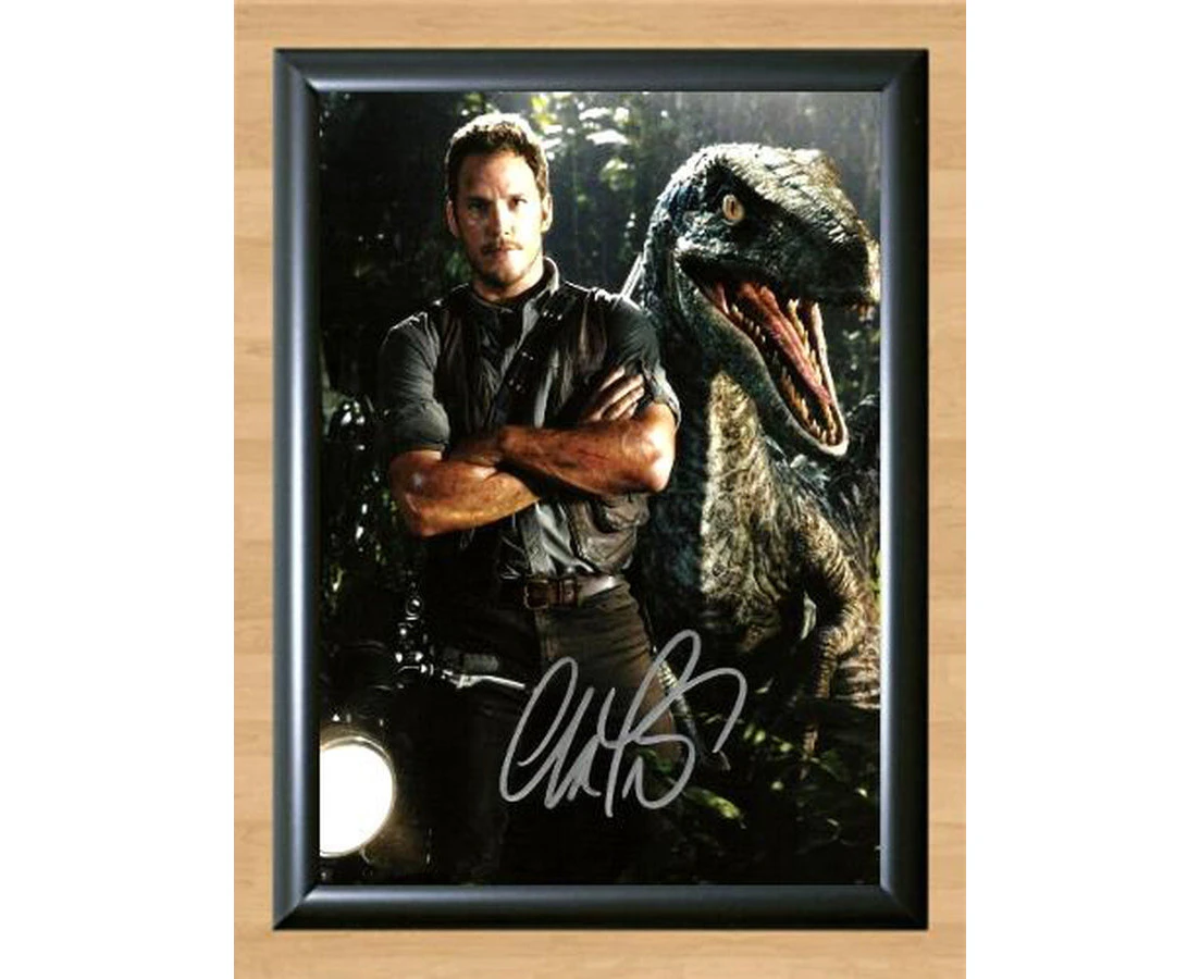 Jurassic World Chris Pratt Signed Autographed Photo Poster Memorabilia A4