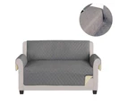 Sofa Slipcover Reversible Sofa Cover Water Resistant Couch Cover-Dark gray130x195cm