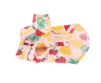 Dog Fruit Print Shirt Breathable Cool Fashionable Cute Pet Clothes For Spring Summer S