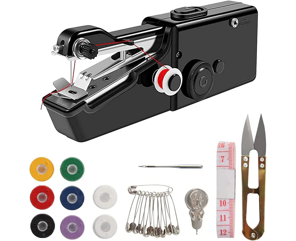 Handheld Sewing Machine, Hand Cordless Sewing Tool Mini Portable Sewing Machine