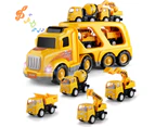 Toys for 3 4 5 6 7 Year Old Boys - Construction Vehicles Transport Truck Carrier Toy Kids Toys Truck for Toddler Boys Girls