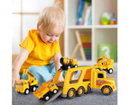 Toys for 3 4 5 6 7 Year Old Boys - Construction Vehicles Transport Truck Carrier Toy Kids Toys Truck for Toddler Boys Girls