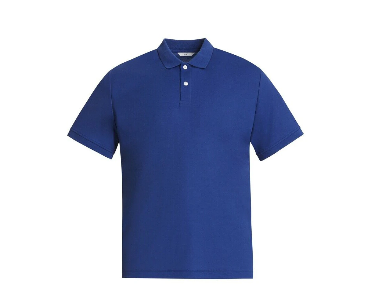 Mens NNT Uniforms Workwear Short Sleeve Active Range Work Polo Shirt Top CATJ2M - Blue