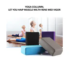 Yoga Block, Supportive Foam Soft Non-Slip Surface for Yoga, Pilates, Meditation-Black-yoga block