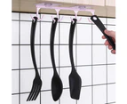 Mbg Kitchen Utensil Cup Holder Rack Under Shelf Board Hook Cupboard Hanger Organizer-Grey - Grey