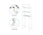 3 Tier Over Washing Machine Storage - Bathroom Laundry Toilet Shelf Unit