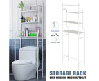 3 Tier Over Washing Machine Storage - Bathroom Laundry Toilet Shelf Unit