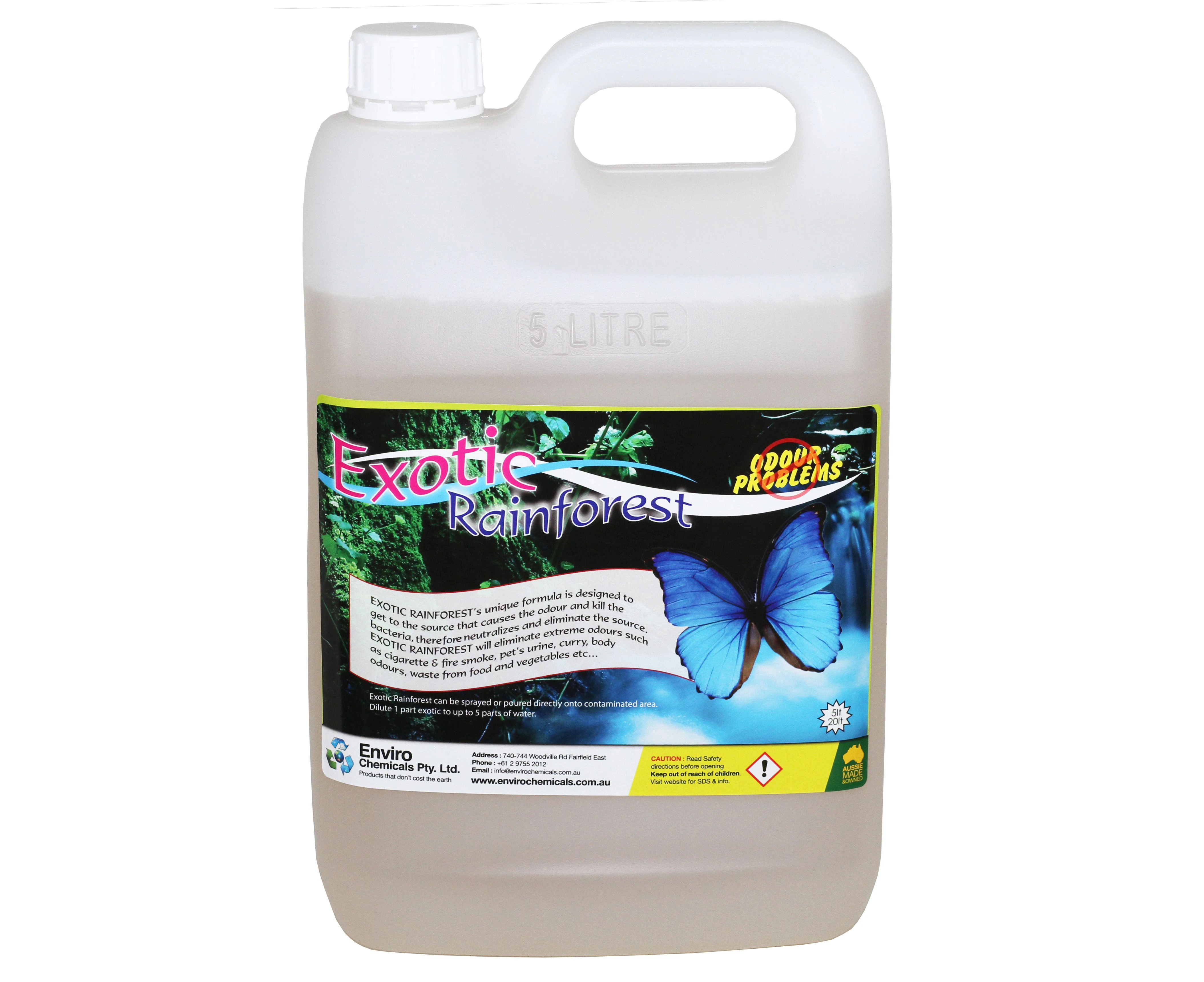 Enviro Chemicals Exotic Rainforest Odour Neutraliser 5 Litres