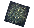 Tarot Tablecloth Herbs Flower Pattern Altar Cloth Alter Tarot Spread Top Cloth Blanket Wiccan Square Spiritual Tapestry for Tarot Divination Enthusiasts