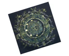 Tarot Tablecloth Herbs Flower Pattern Altar Cloth Alter Tarot Spread Top Cloth Blanket Wiccan Square Spiritual Tapestry for Tarot Divination Enthusiasts