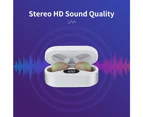 Intelligent New Style Hearing Aid Rechargeable Low-Noise Wide-Frequency One-Click Operation Sound Amplifier Deaf Hearing Aids - White
