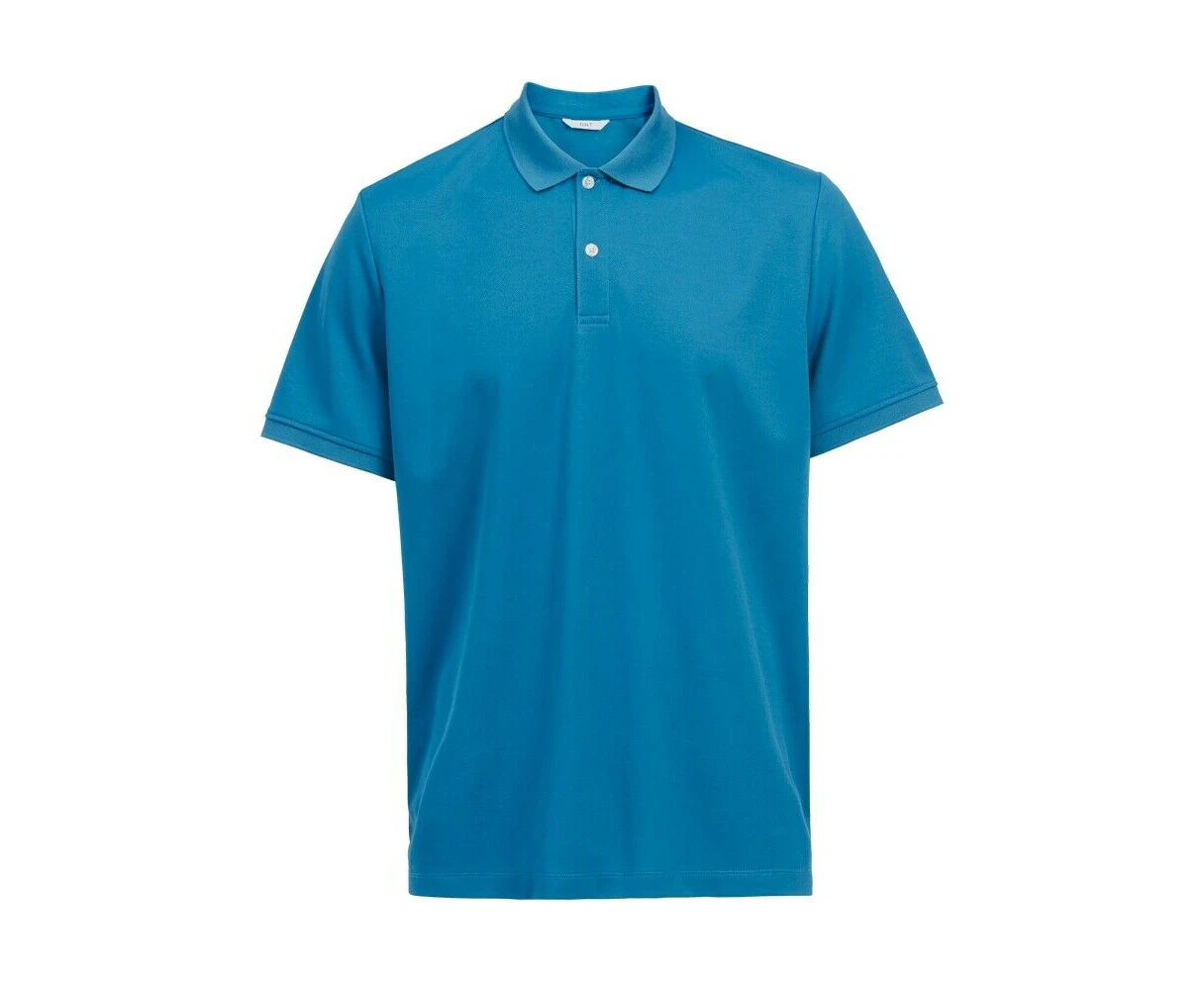 Mens NNT Uniforms Workwear Short Sleeve Active Range Work Polo Shirt Top CATJ2M - Teal