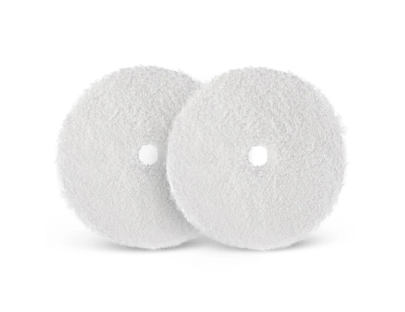 Microfiber Polishing Sponge, 2 Pieces 125mm Microfiber Pads Microfiber Finishing Discs for Car Polisher, Polishing Machine Orbital Polisher Eccentric Polis