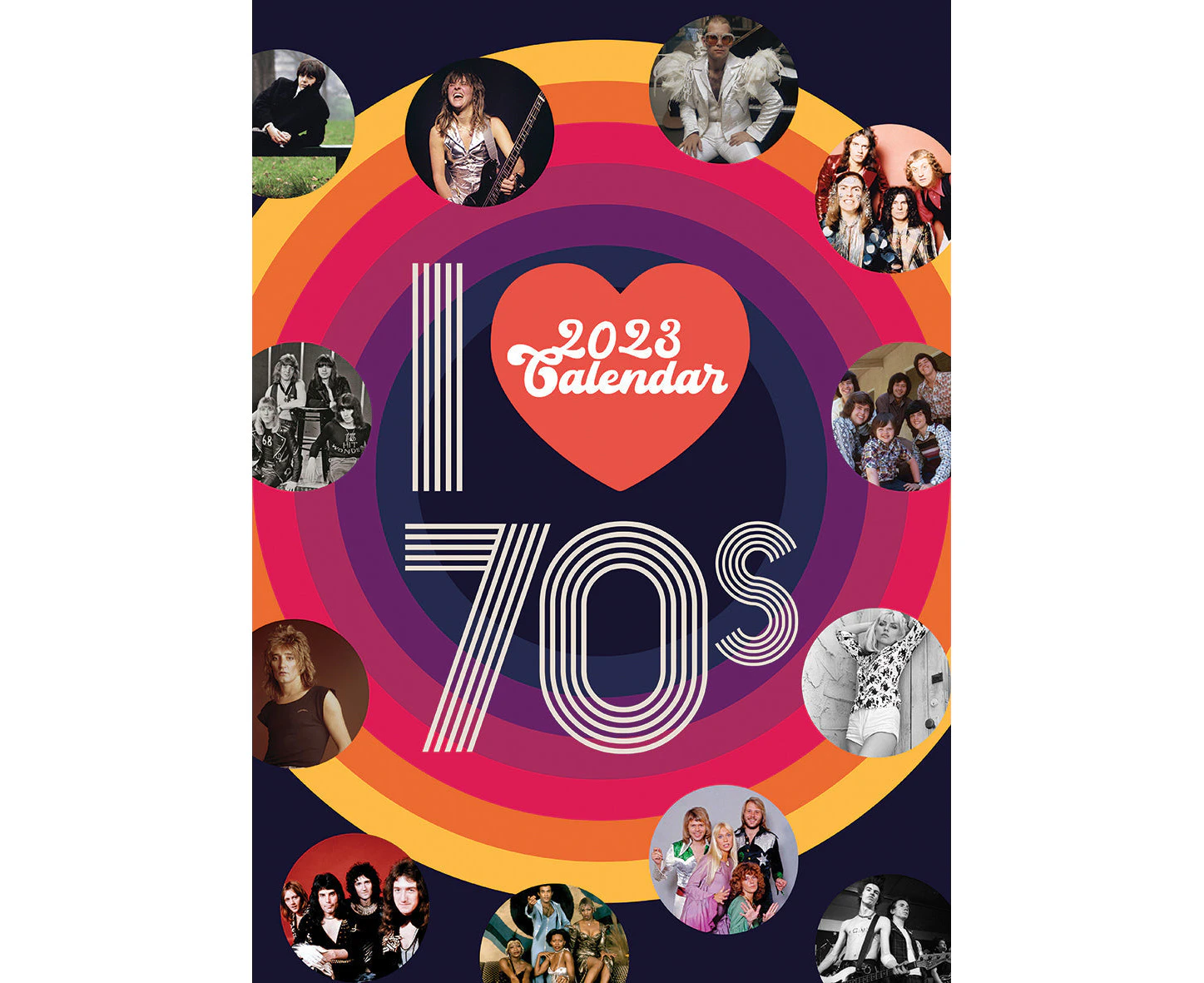 2023 IT's THE 70s - A3 Wall Calendar