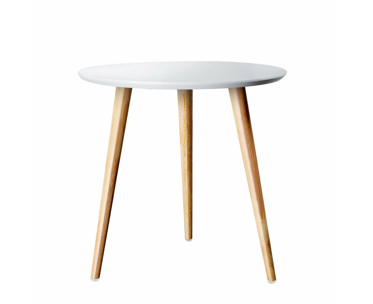 My Best Buy - Artiss Coffee Table Round Side End Tables Bedside Furniture Wooden Scandinavian - Free Postage