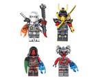 Set Of 24 Pcs Ninja Mini Figures Building Blocks Toys Kids Gifts Custom Mini Figures